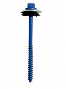 Square Head wood screws with  rubber and metal washers