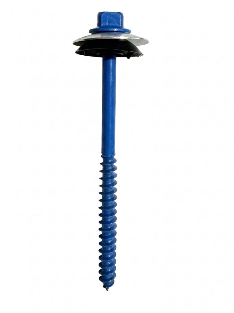 Square Head wood screws with  rubber and metal washers
