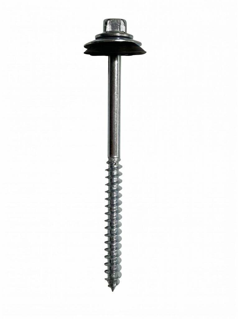 Square Head wood screws with  rubber and metal washers