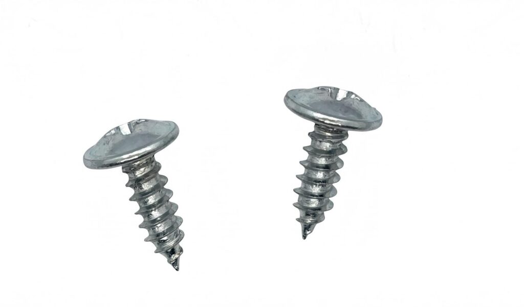 Cross Recessed Pan Head Tapping Screws with Collar